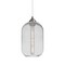 Besa Lighting Omega 12 Cord Pendant, Clear, Satin Nickel Finish, 1x4W LED Filament 1JT-OMEGA12CL-EDIL-SN - alternate 1